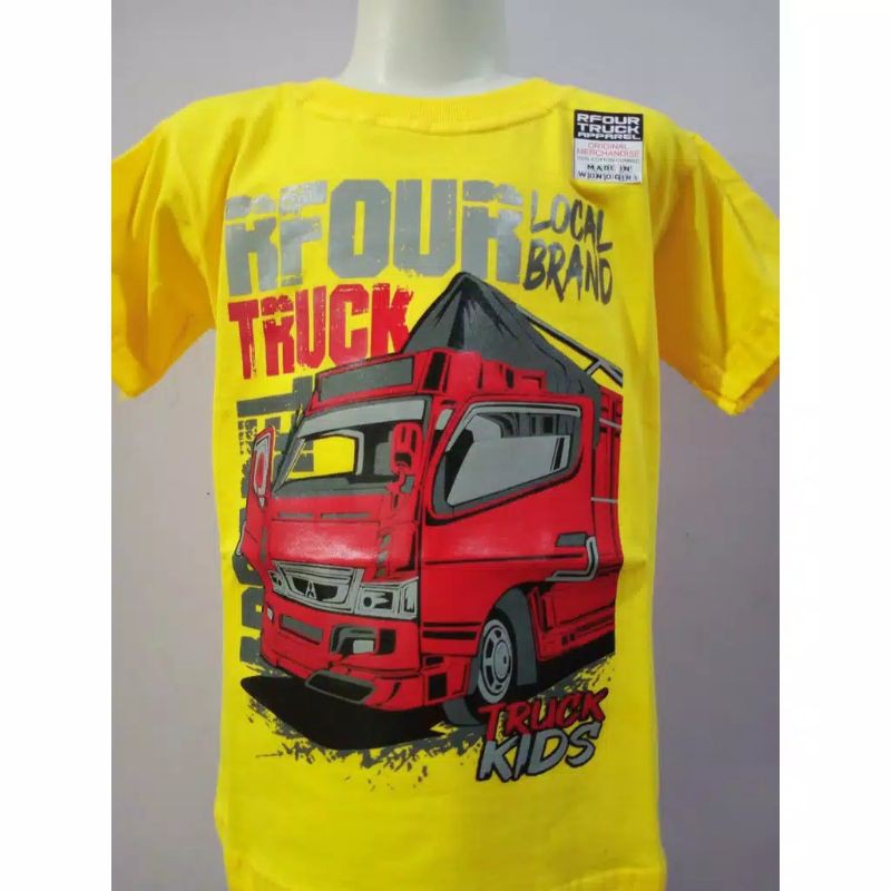 KAOS DISTRO ANAK GAMBAR TRUCK