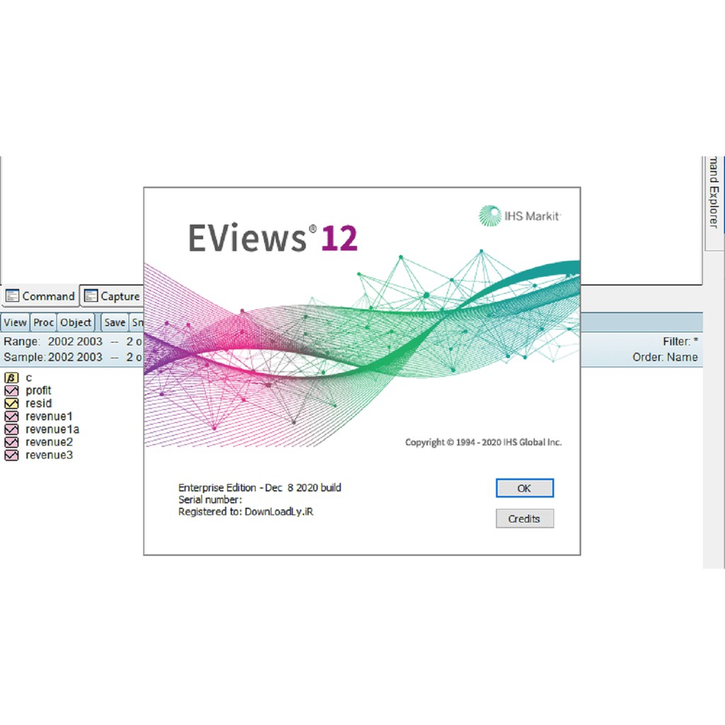 [FULL VERSION] EViews 12 Enterprise Edition LIFETIME- GARANSI AKTIVASI