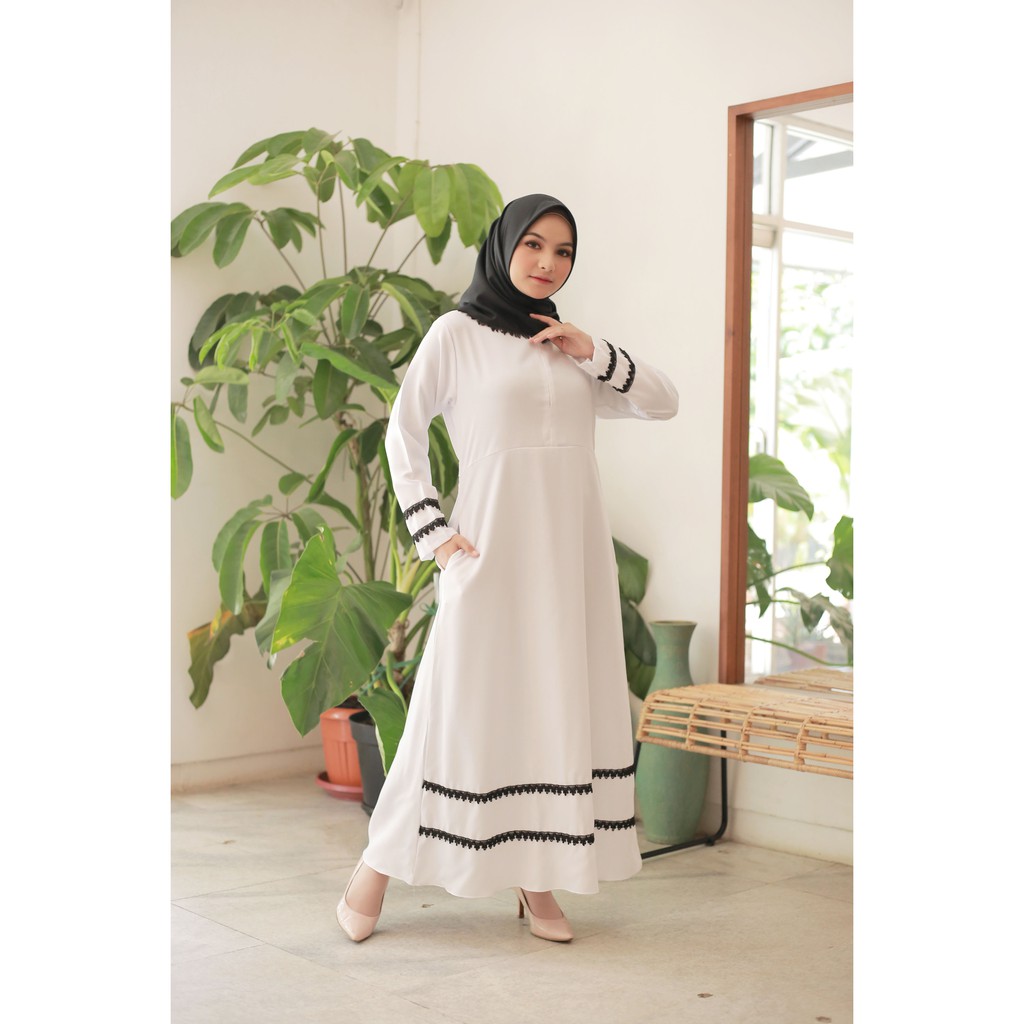 Gamis Putih Terbaru 2023 Gamis Mostcrep White Gamis Putih Gamis Umroh Gamis Lebaran 2023 Gamis Putih Wanita Kekinian Gamis Terbaru  gamis putih jumbo Gamis Remaja Brukat Gamis Jumbo Kondangan