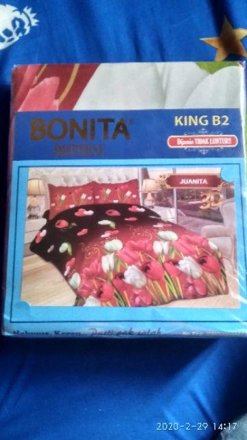 Bonita Sprei Terbaru Motif Melanie 3d Ukuran 160x200