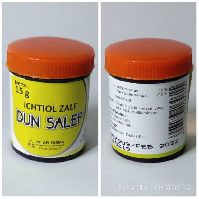 Ichtiyol Zalf / Ichtiyol Salep / Ichtiyol Zalf Salep Hitam 15gr