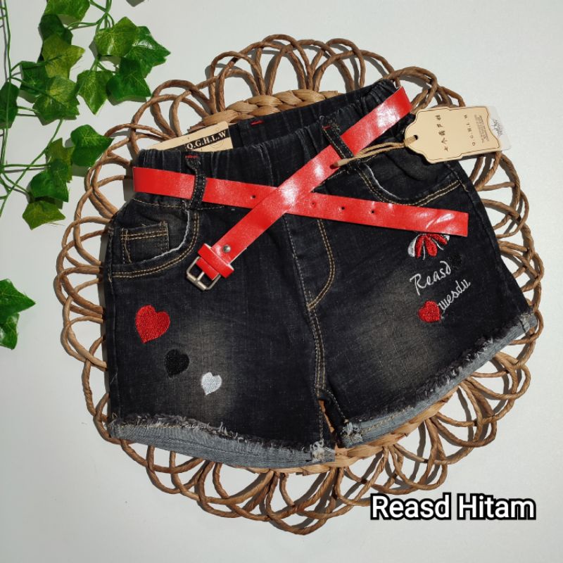 Hotpant Jeans Anak Perempuan Import Premium 1-5 Tahun