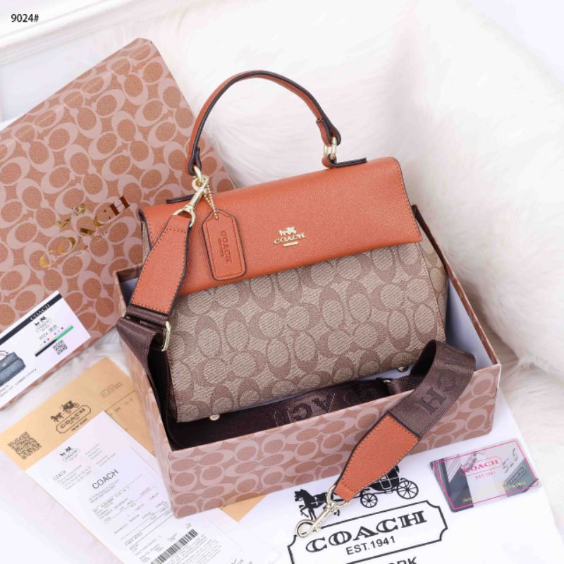 Coach Signature Top Handle HandBag