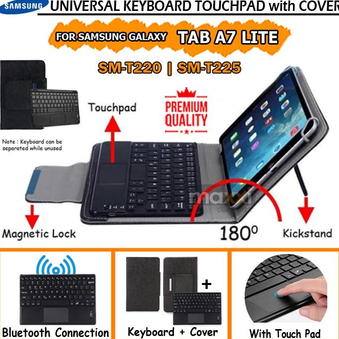Samsung Galaxy Tab A7 LITE Keyboard Touchpad Trackpad Flip Cover Case