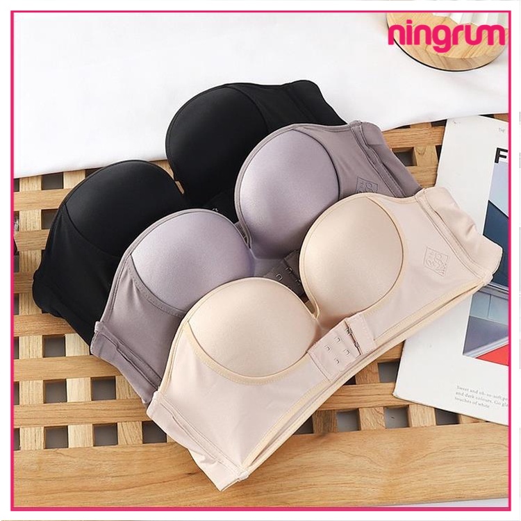 Ningrum Pakaian Dalam Bra Wanita BH Wanita Bra Sport push up style senam zumba beha kemben with busa - 2045