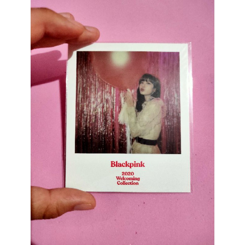 polaroid blackpink wellcoming collection 2020