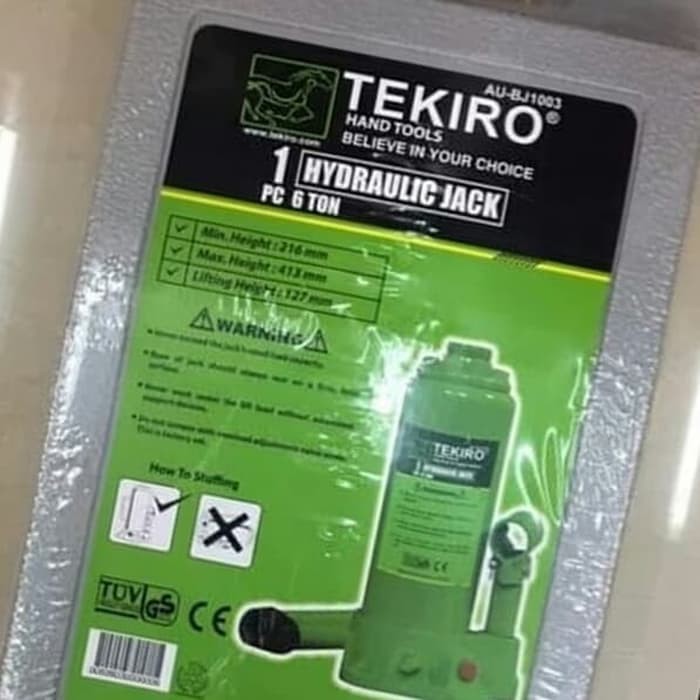 TEKIRO dongkrak botol 6 ton / dongkrak mobil