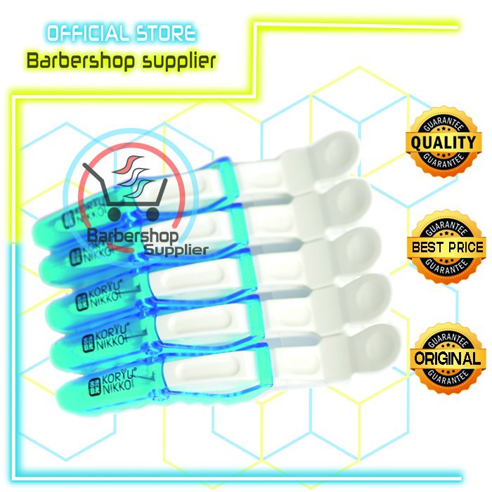 KORYU NIKKO ORIGINAL JEPIT / JEPITAN RAMBUT / HAIR CLIP BUAYA ISI 5