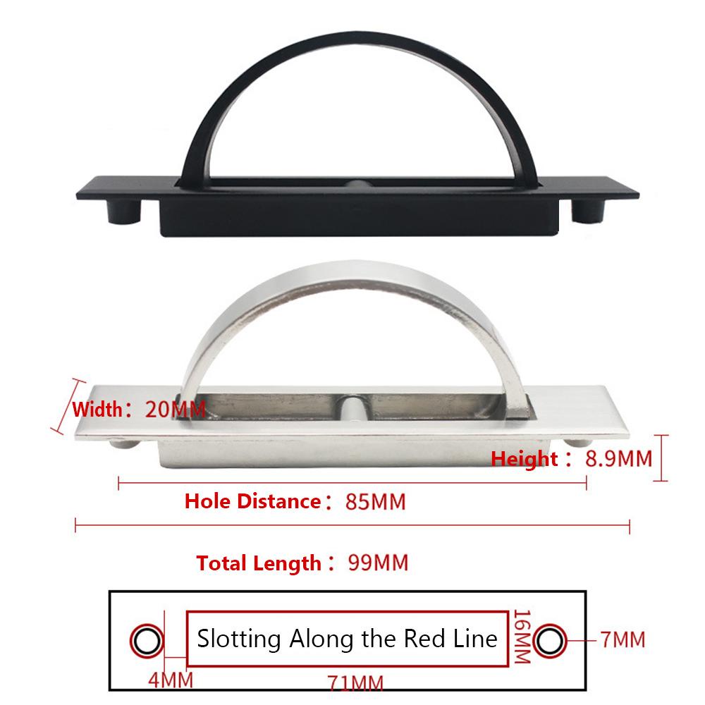 Suyo Gagang Pintu Tatami Bahan Zinc Alloy