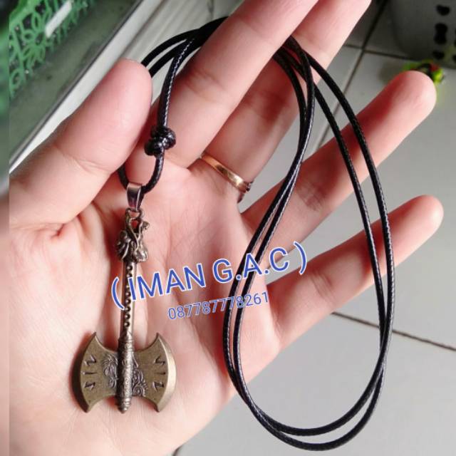 Kalung kampak /kalung fashion peria