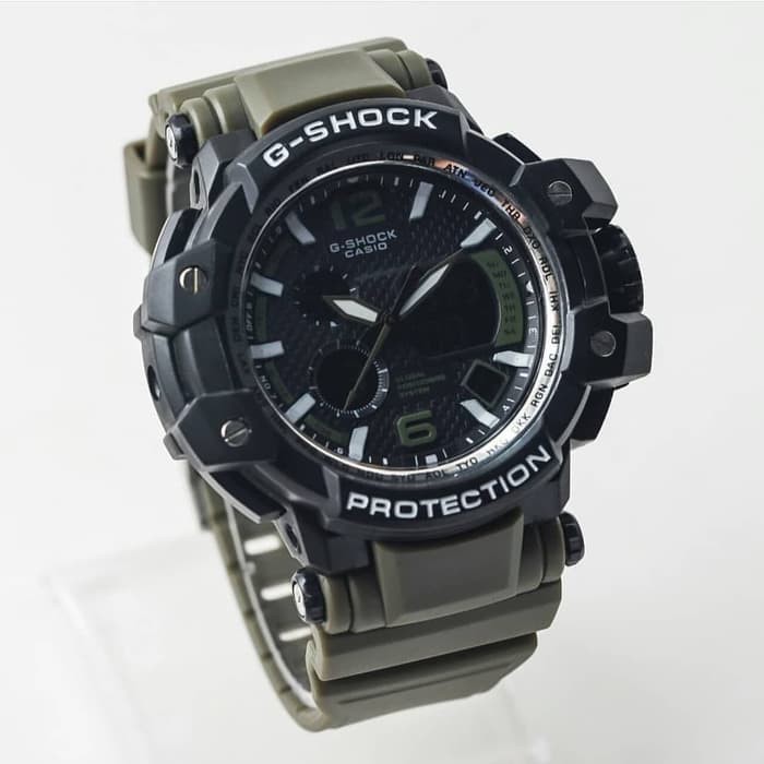 TERMURAH jam tangan casio g shock gpw 1000 gshock gpw1000 tali hijau army Diskon