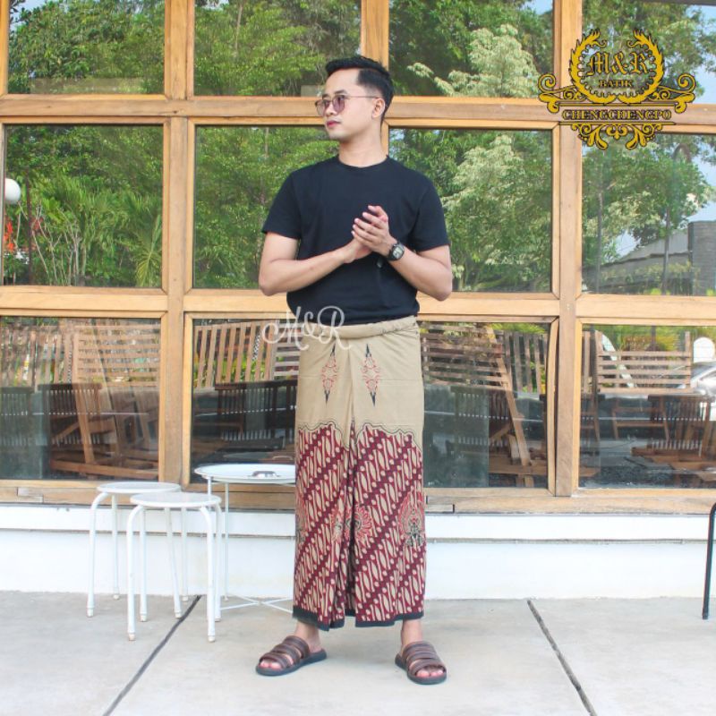 Sarung Batik Pria Motif Wayang Petruk Sarung Pria Dewasa