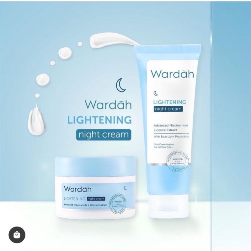 WARDAH LIGHTENING DAY CREAM, NIGHT CREAM, GENTLE EXFOLIATOR, CLEANSING , FACE TONER
