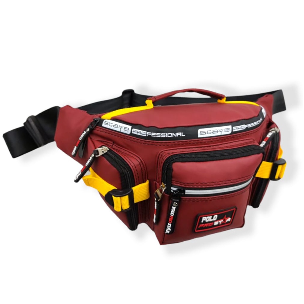 Tas Pinggang Waistbag Waterproof Original Polo Prostar  Tas Pinggang dan Tas Selempang Bahu