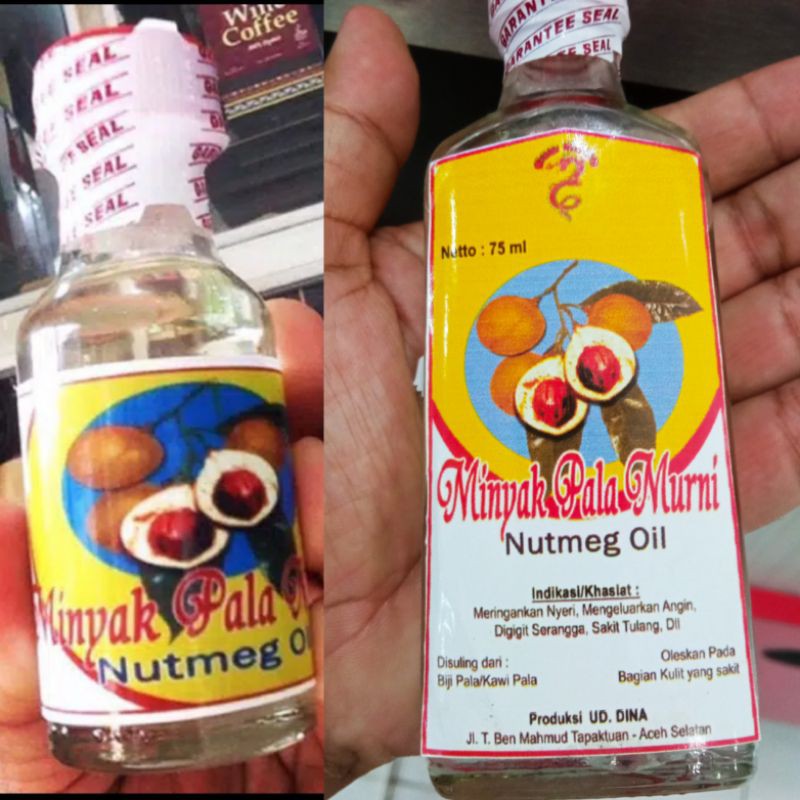 

Minyak Pala / nutmeg Oil khas Aceh Selatan