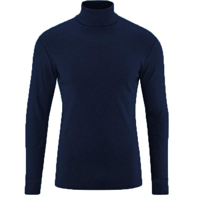 Serba Murah US TURTLENECK PRIA / COWOK TANGAN PANJANG BAJU KAOS LEHER TINGGI POLOS LENGAN PANJANG AL