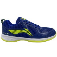 Attack G7 blue lime/sepatu badminton lining original attack G7
