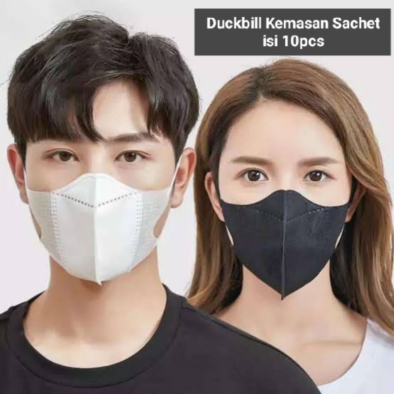 Masker Duckbill Kemasan Sachet isi 10pcs