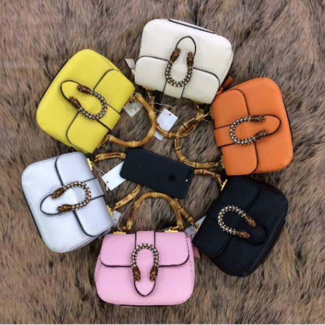 Tas gucci vintage bamboo