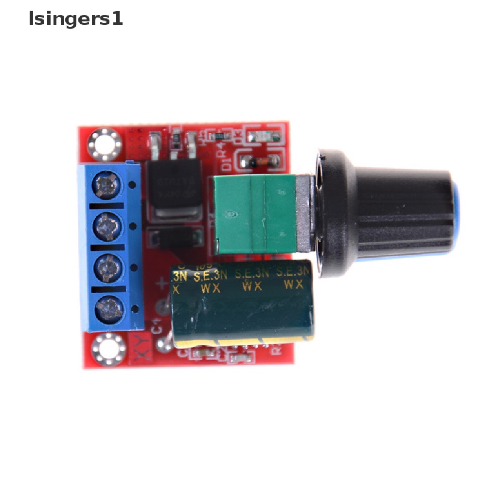 (lsingers1) Saklar Dimmer Mini DC Motor PWM 5A 4.5V-35V