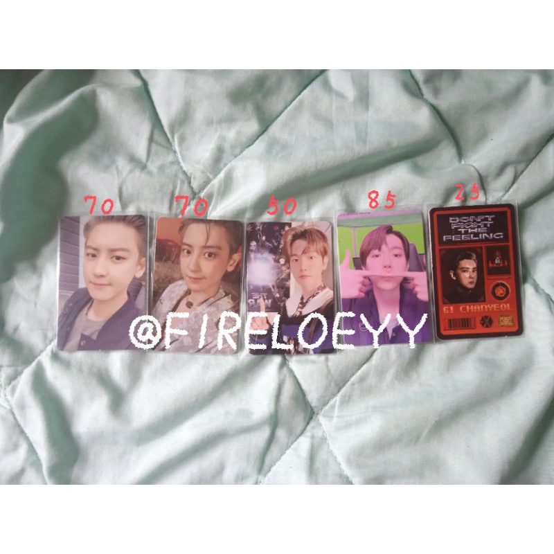 Photocard chanyeol/baekhyun dftf