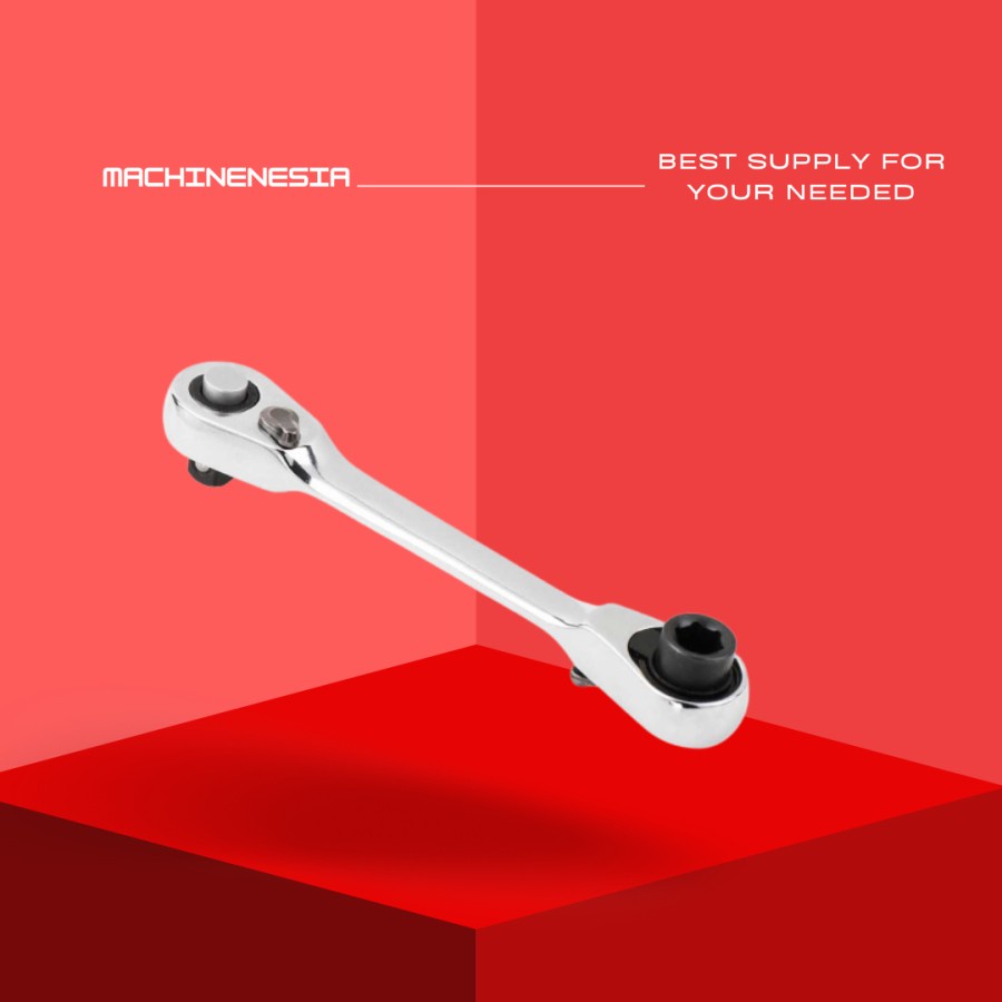 GAGANG RATCHET MINI KECIL RACHET 1/4INCH CR-V54 / KUNCI SOK SHOCK