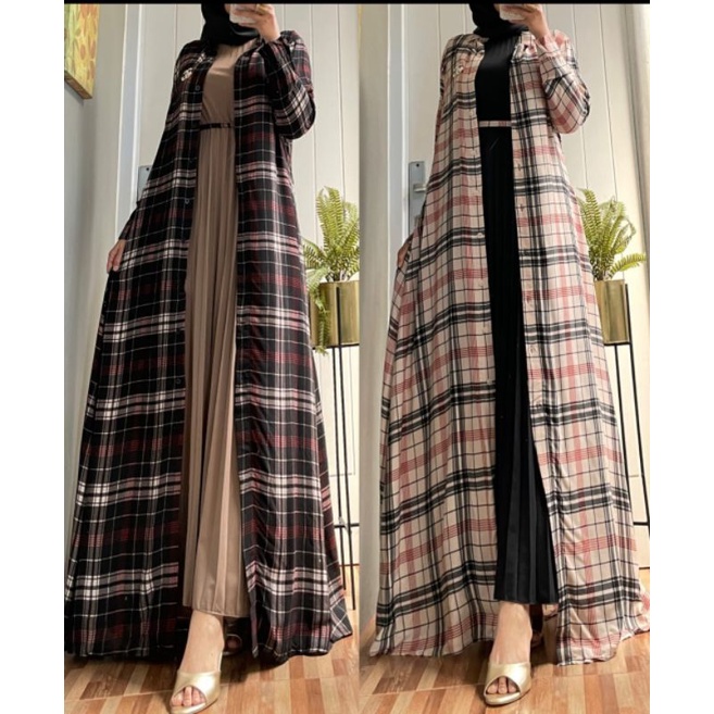 dress plisket // gamis Korea // gamis terbaru // dress kondangan // baju wanita //