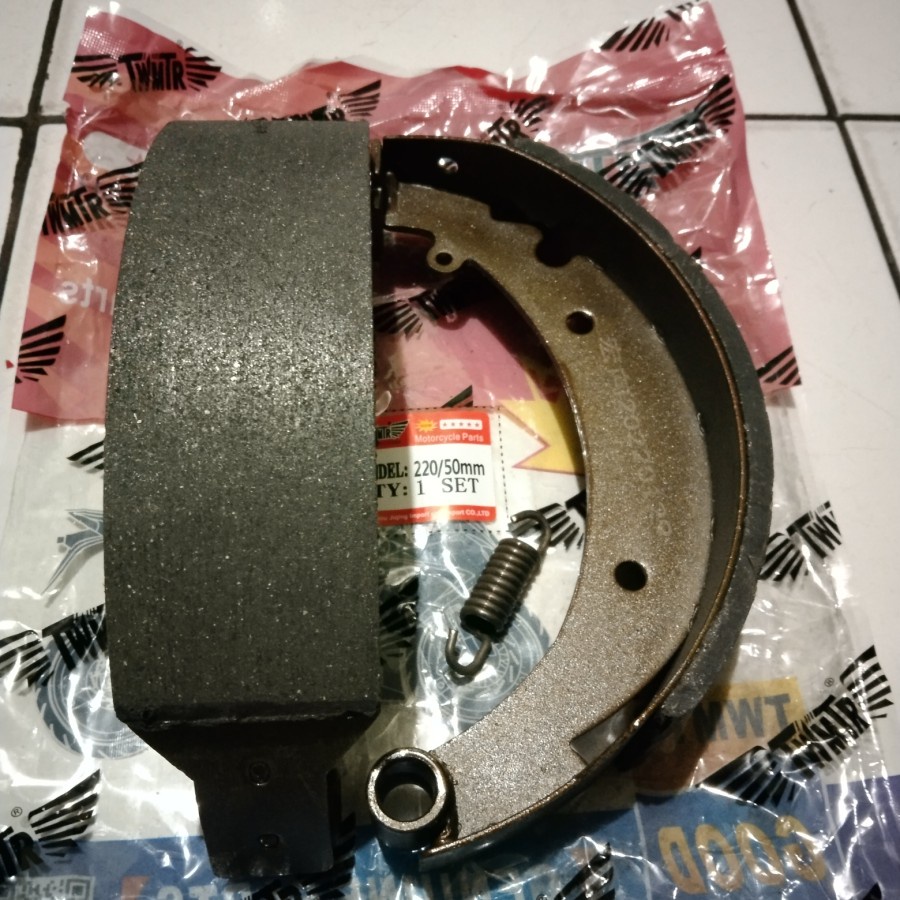 KAMPAS REM BELAKANG 220 MM LEBAR 5 CM VIAR KARYA 150,200,300 CC NEW