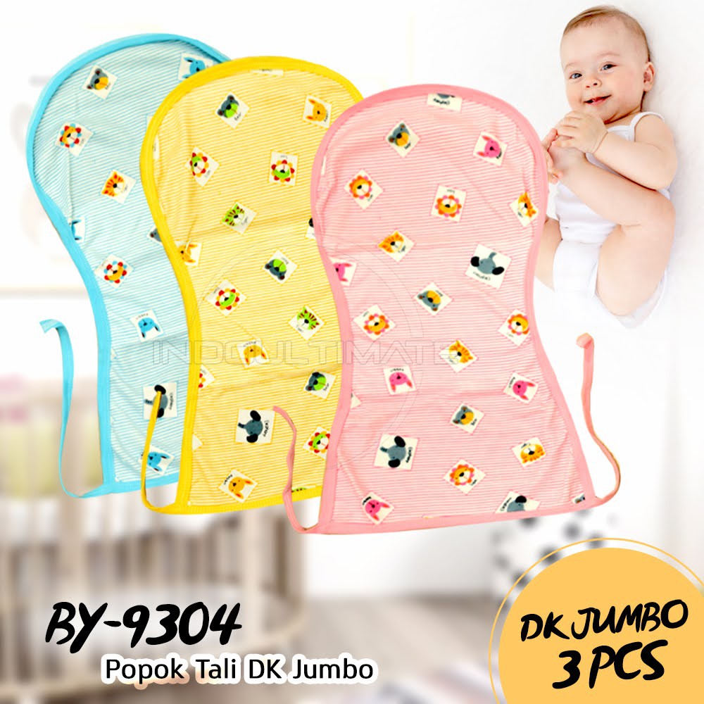 3 Pcs Popok Kain Tali Bayi Salur Jumbo BY-9304-CD Popok Kain bayi Popok Tali Bayi Popok Bayi Baru Lahir