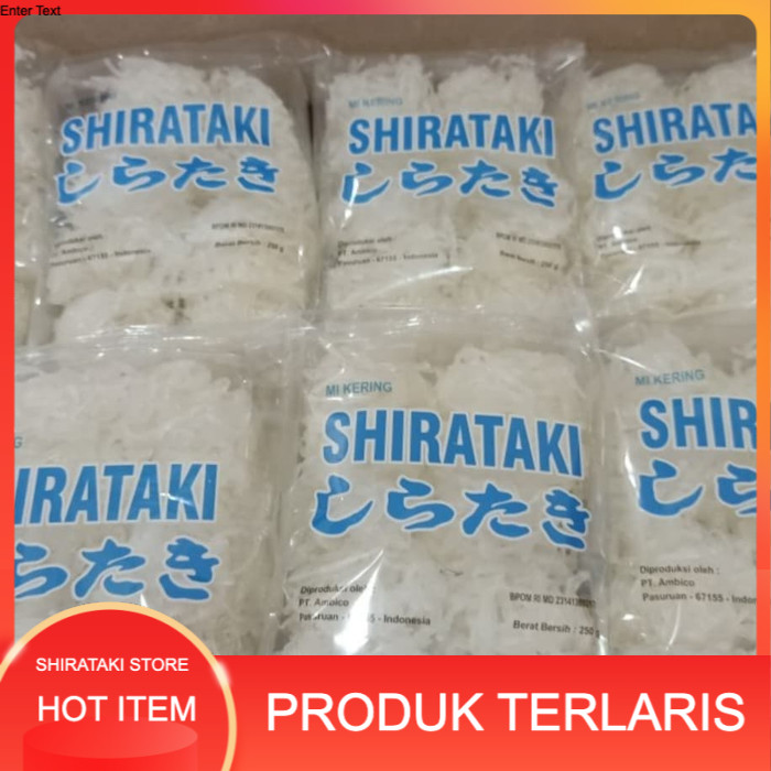 

(BISA COD) Mie shirataki 1 dos (50 packs) SHIRATAKI STORE