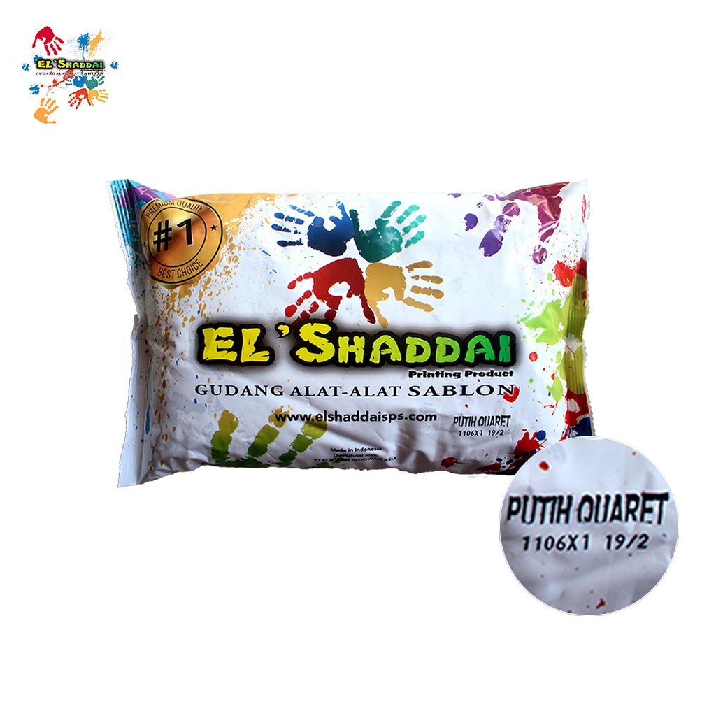 Pasta Rubber Putih Quaret GL tinta sablon manual 1kg