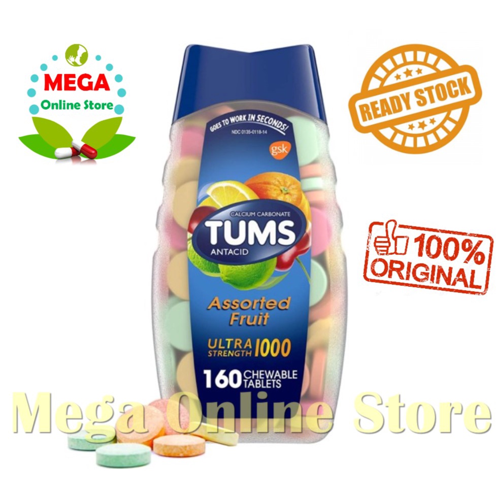 TUMS Antacid Ultra Strength 1000 Untuk Maag dan Asam Lambung