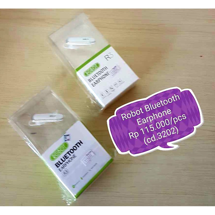 ROBOT BLUETOOTH EARPHONE PROMO
