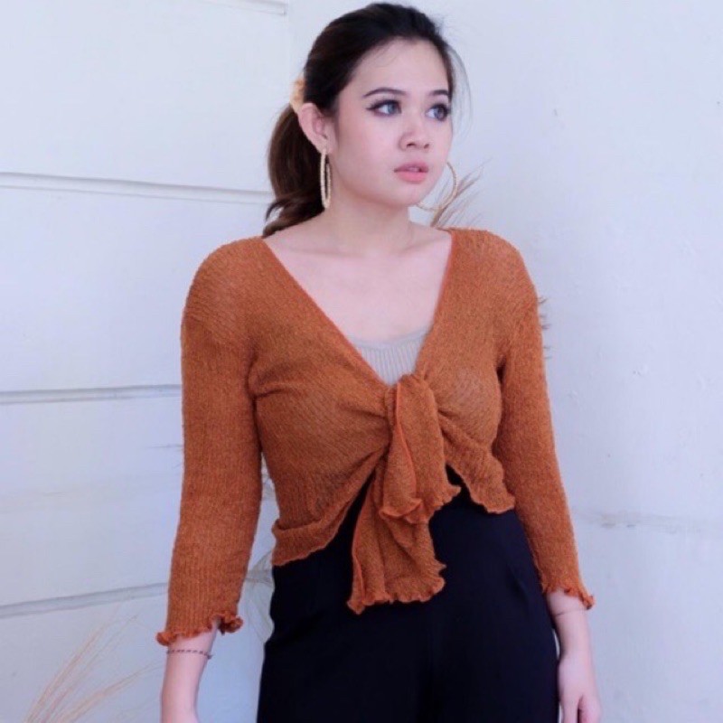 CARDIGAN BALI RAJUT IKAT