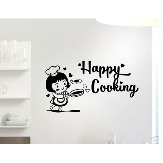 Stiker Happy Cooking