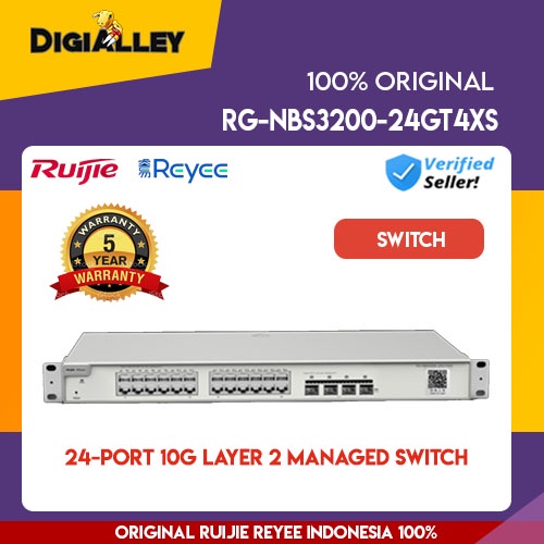 RUIJIE-24-Port 10G L2 Managed Switch RG-NBS3200-24GT4XS