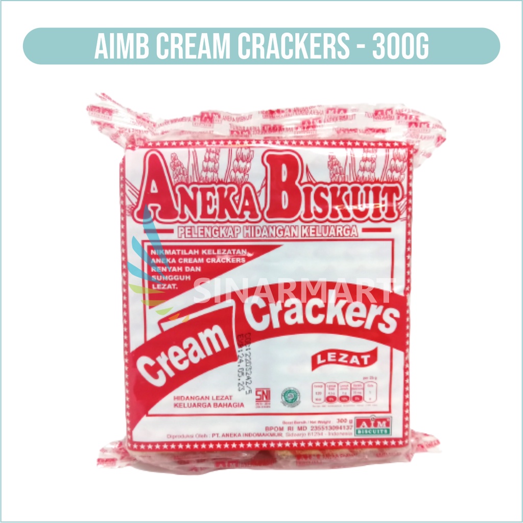 

AIM ANEKA BISKUIT CREAM CRACKER 300 GRAM