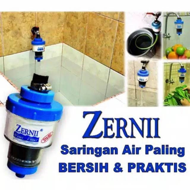 (NCS) READY Zernii Saringan Filter Penjernih Penyaring Air Keran Kran Bak Mandi Karbon Kapas