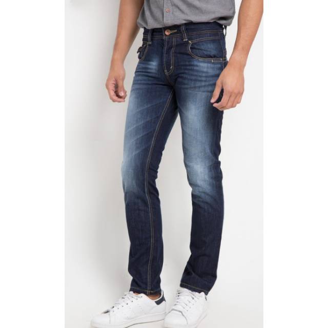 Cuci Gudang Celana Jeans Panjang Pria Lois Original Model Slim fit