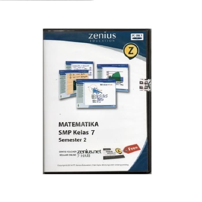 Zenius Set Cd Smp Matematika Kelas 7 Semester 2 Shopee Indonesia