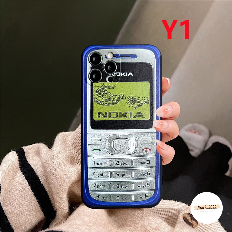 Soft Case TPU Retro Klasik Cover Nokia Iphone 13 12 11 Pro Max X XR XS Max 6 6s 7 8 Plus SE 2020