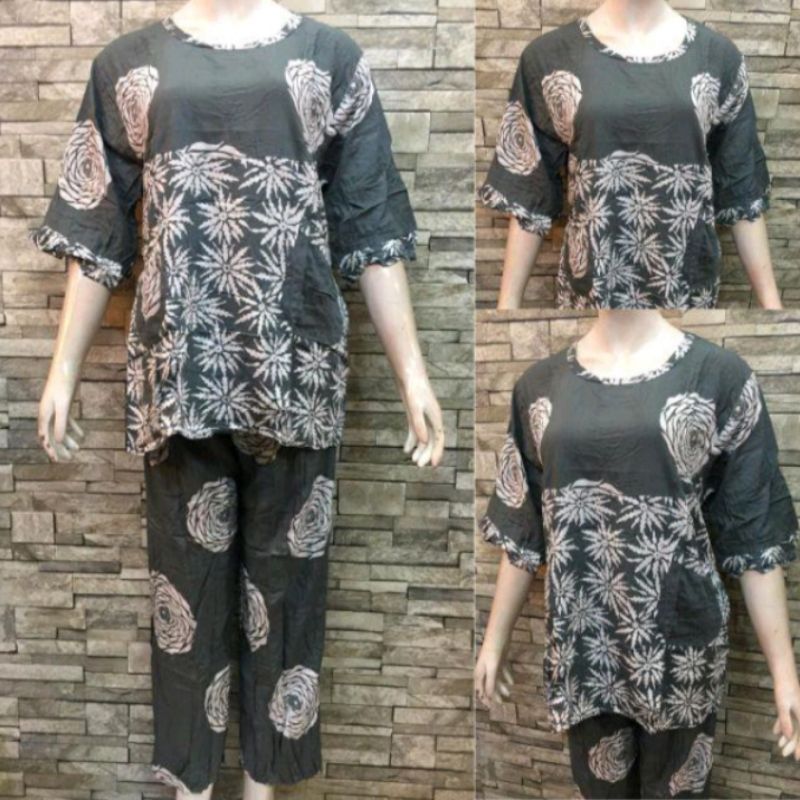 baju tidur batik Pekalongan/one set batik Pekalongan