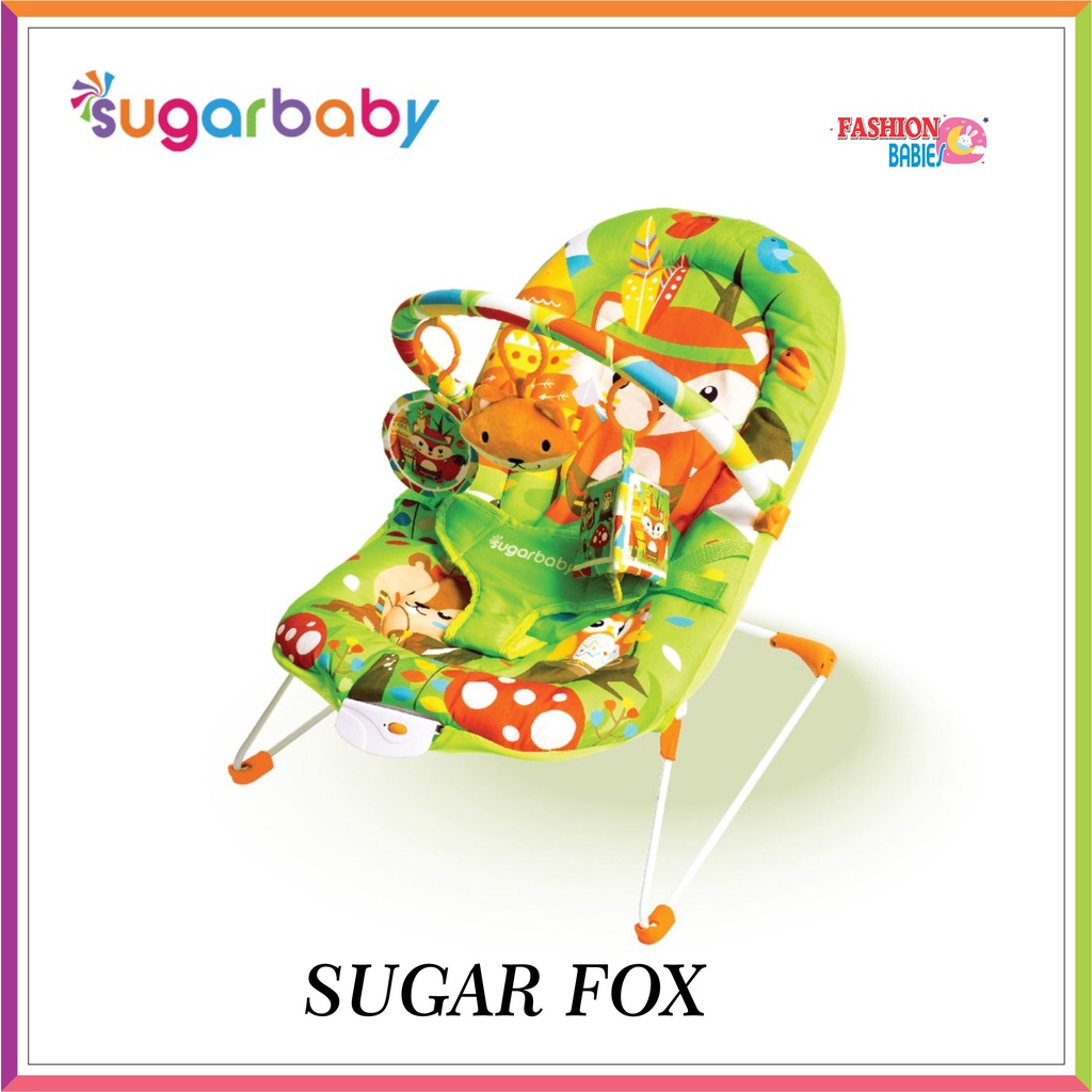 SUGAR BABY BOUNCER DELUXE MUSICAL VIBRATION | SUGARBABY BOUNCER ( FREE BUBBLE WRAP )