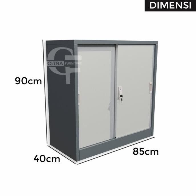 

BISA COD Lemari Arsip Besi 2 Pintu Sliding Pendek|Lemari sleding Kantor Dokumen PROMOKode 3489