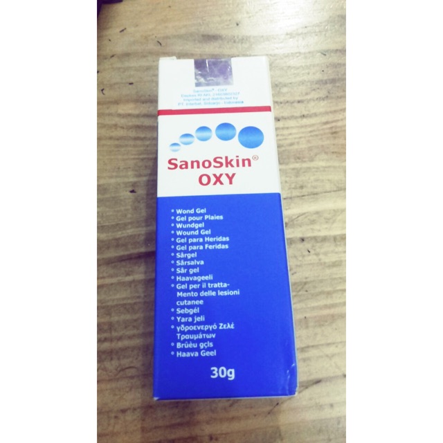 Sanoskin Oxy gel 30 gram gel luka kronis