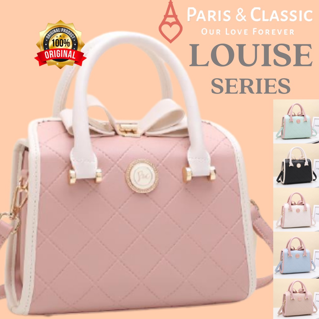 Paris Classic Tas Wanita Import Branded Original Terbaru Handbag Selempang Wanita Top Handle Bag Tas Fashion Wanita Import [PC 93326]