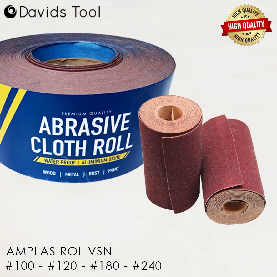 Amplas Roll Meteran Ampelas Kayu Tembok Vpr Vsm