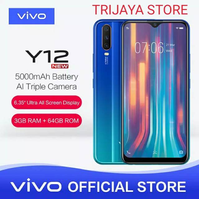 Vivo Y12i Ram 3 32gb 3 64gb Shopee Indonesia