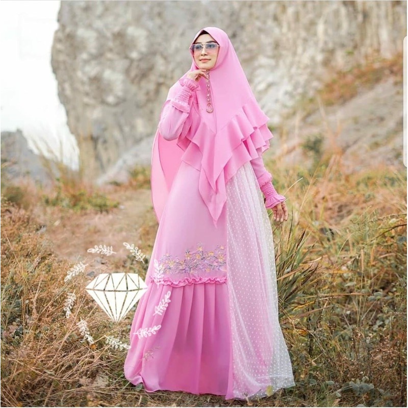 BAJU GAMIS WANITA REMAJA SYARI SELVY / Terbaru 2021 KEKINIAN