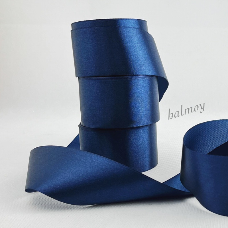 

PITA SATIN KAIN 2 INCI / 5 CM WARNA BIRU DONGKER #8350